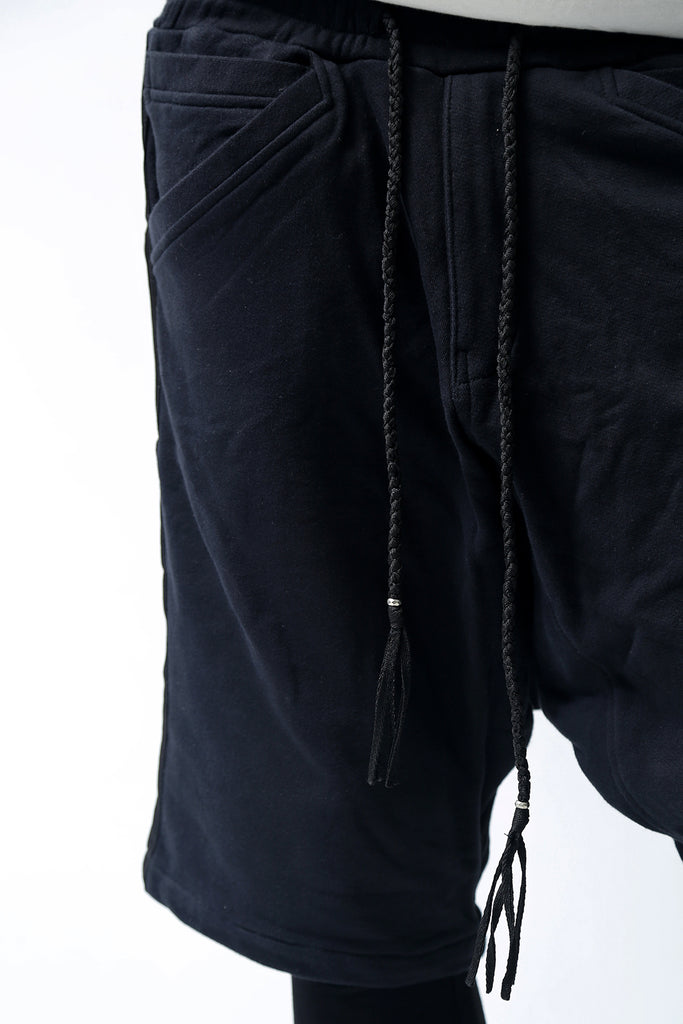1902-PT11C Double Pocket Shorts 02 Black