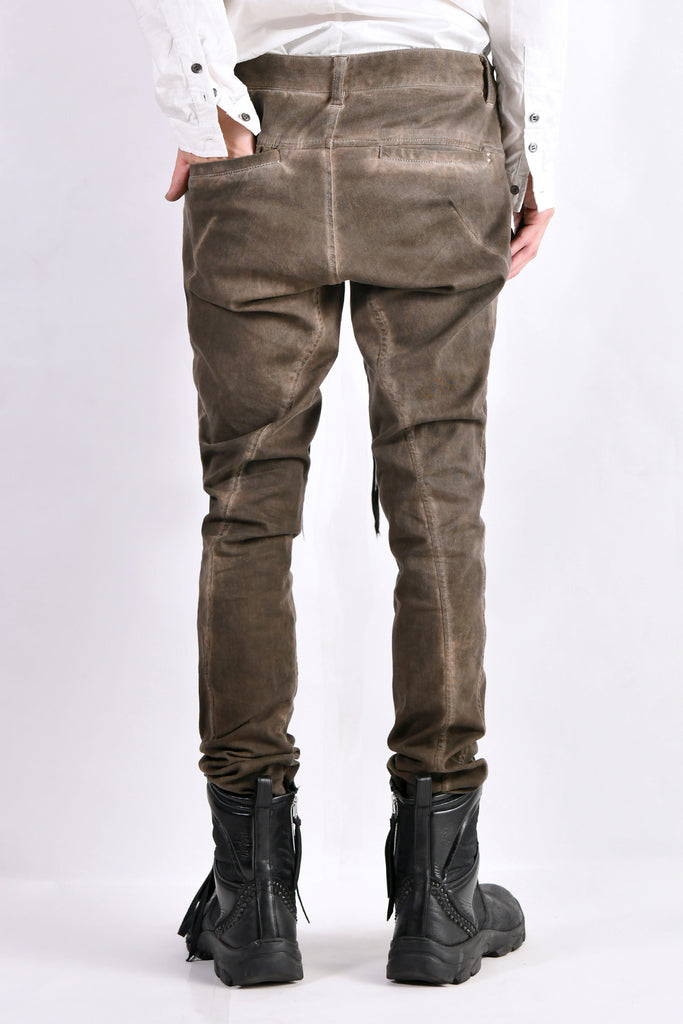 2102-PT01A Stretch Twill Pants 03 Brown