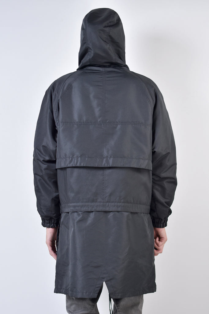 2002-JK02 2way Taslon Mods Coat Black
