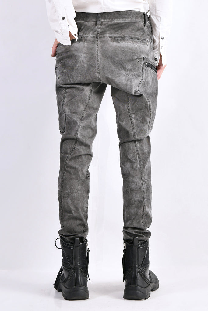 2102-PT02A Double Pocket Twill Pants 03 Charcoal