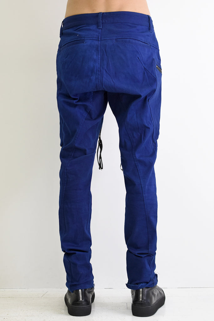 1901-PT06 Double Pockets Pants 02 Indigo