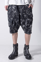 2202-PT06B Flake Discharged Cargo Shorts