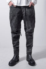 2202-PT01A Drop Crotch Pants Charcoal