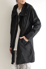1901-JK03A Organic Cotton Mods Coat Black