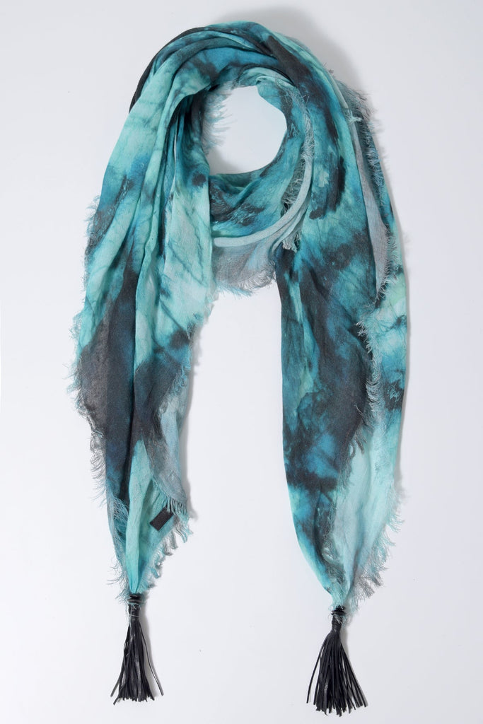 2201-ST01 Lab Square Stole Turquoise | KMRii OFFICIAL ONLINE STORE