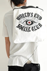 1901-BG10 World's End Twill 2way Tote / M White