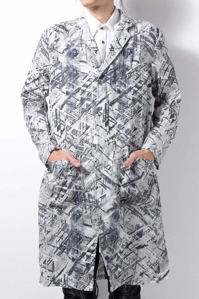 2201-JK02B Meteo Side Slit Tailored Coat