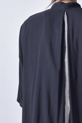 2101-SH05 Stealth Rayon Lazy Shirt Black