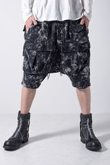 2202-PT06B Flake Discharged Cargo Shorts