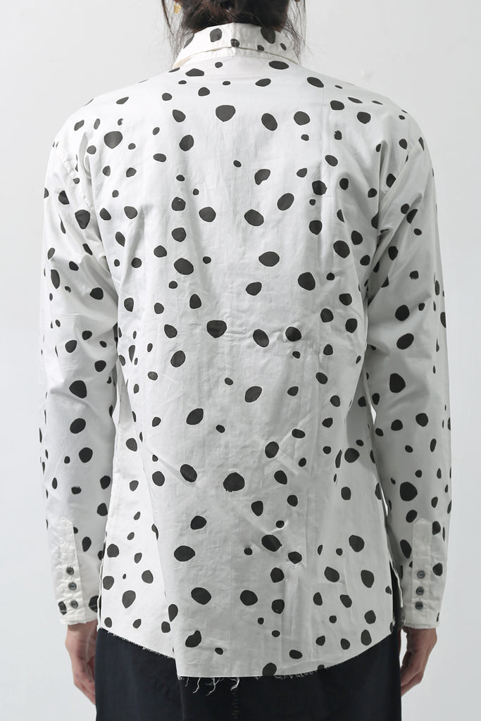 1902-SH02 Polka Dot Shirt White