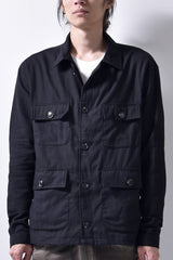 2102-SH01A Flannel Field Shirt Black