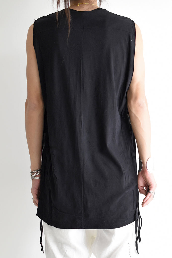 1901-CT01B/SGL Side Shirring Cordoba Cut / SGL Black