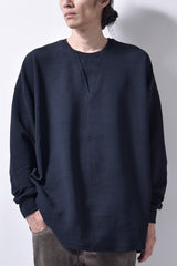 2102-TP02 Nylon Stretch Pullover Black