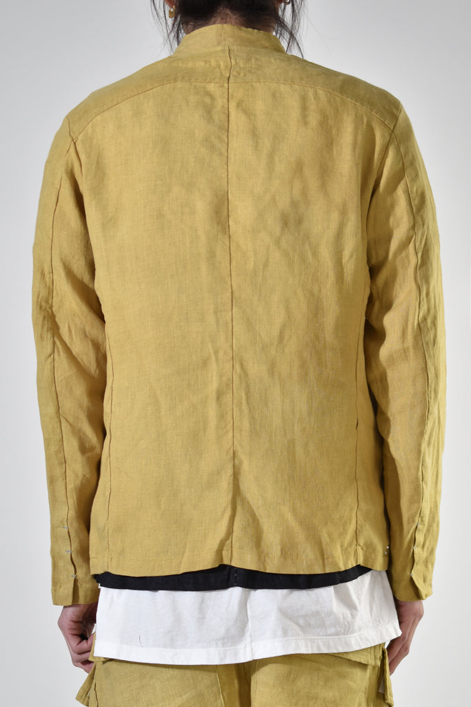2001-JK10A Linen Tailored JKT 04 Yellow