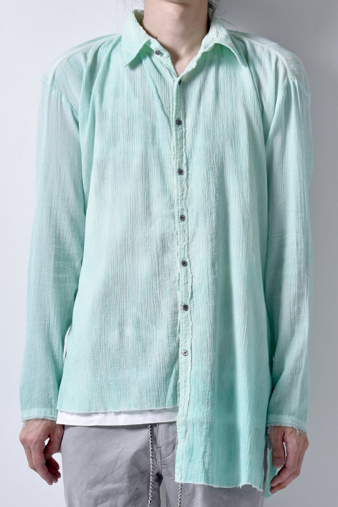2101-SH02A/LS Crepe Cotton Slash Shirt 02 / LS P.Tosca