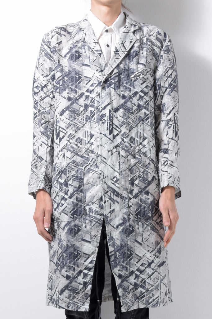 2201-JK02B Meteo Side Slit Tailored Coat