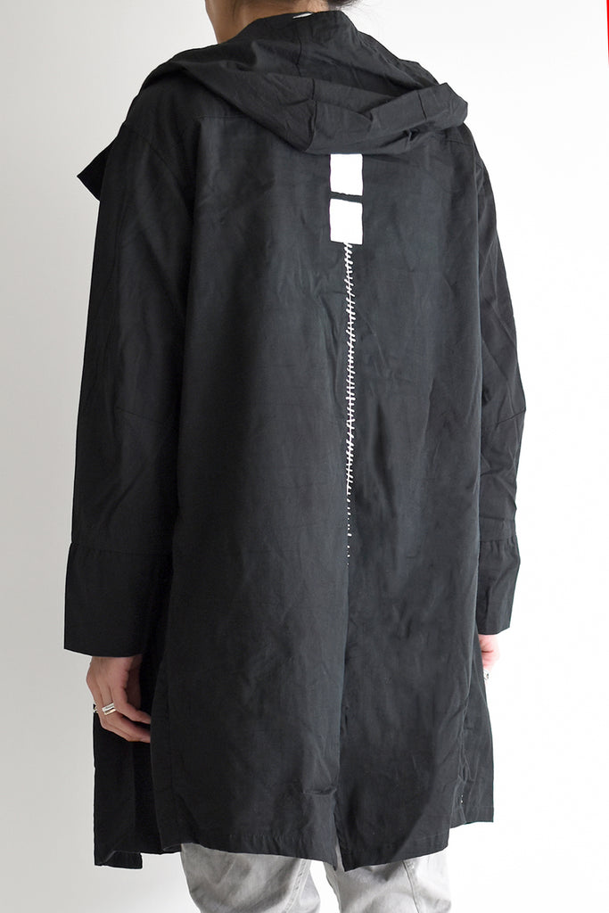 1901-JK03A Organic Cotton Mods Coat Black