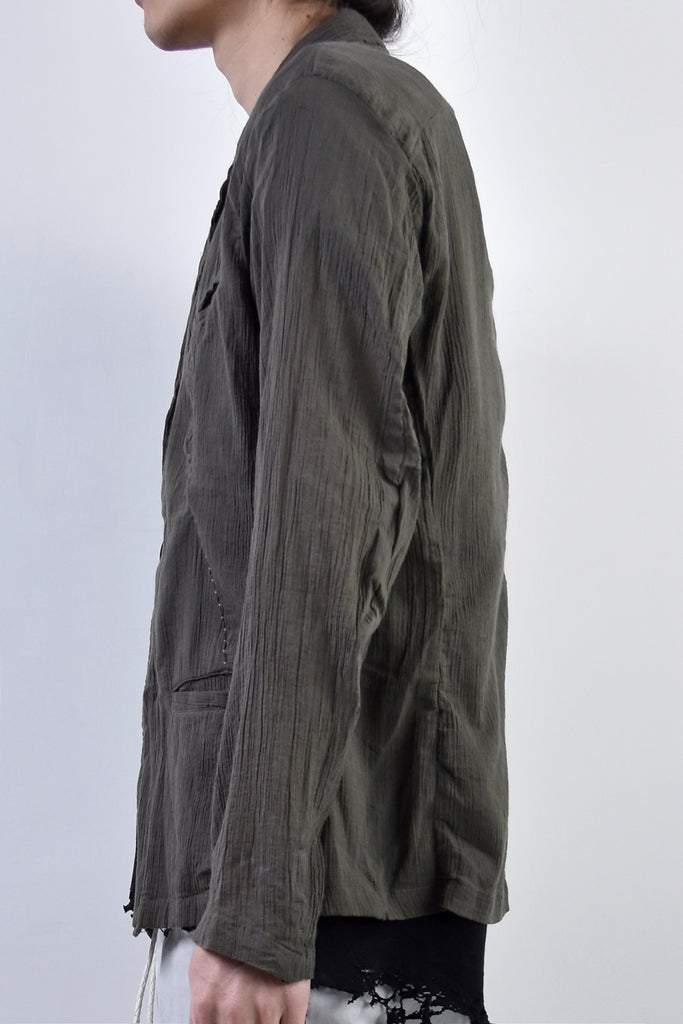 2101-JK05A Crepe Cotton Tailored JKT 04 Khaki