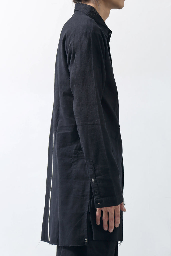 1902-SH05A Monolith Long Shirt Black