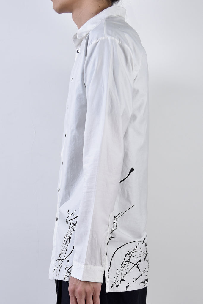 2002-SH08 Splash Cotton Shirt White