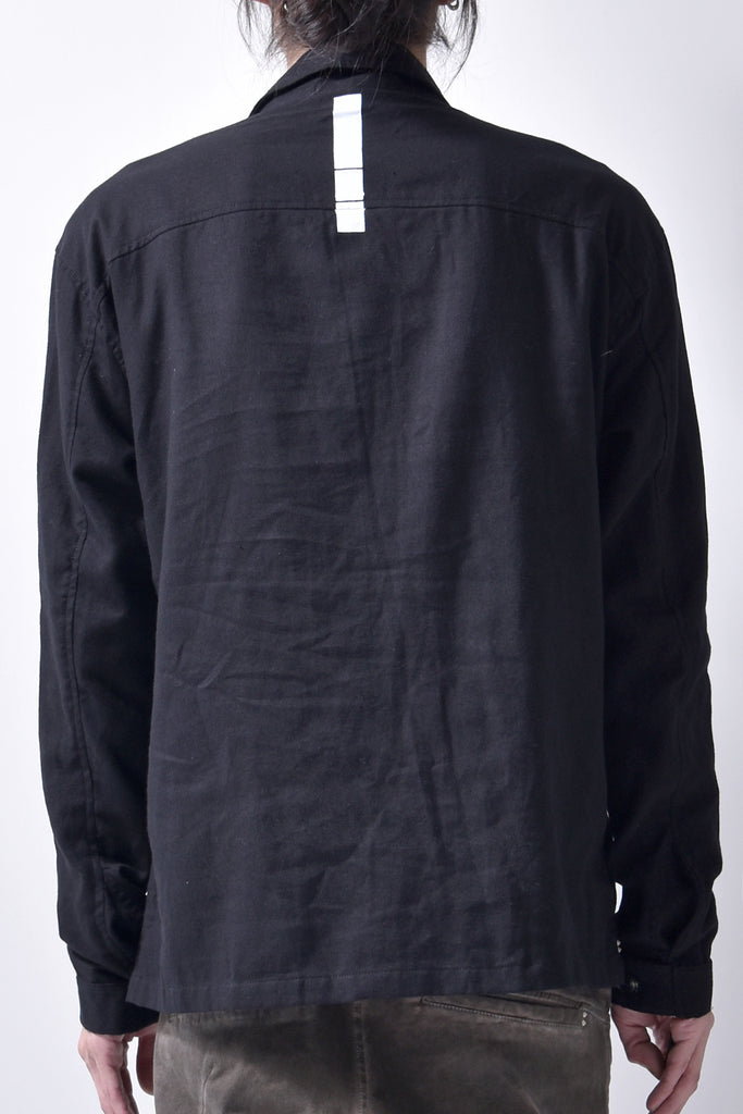 2102-SH01A Flannel Field Shirt Black | KMRii OFFICIAL ONLINE STORE