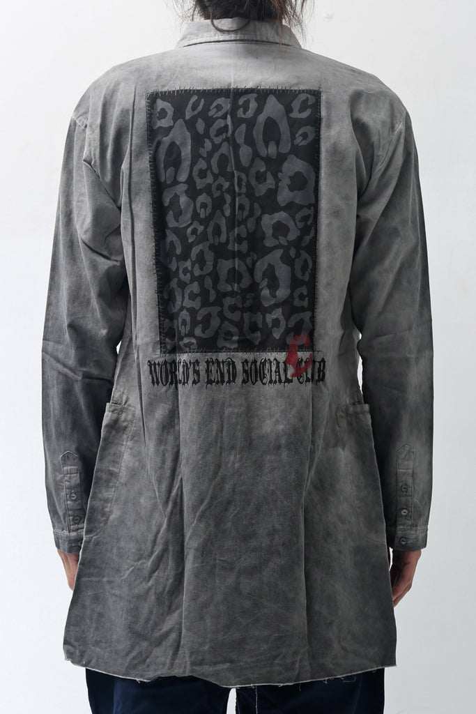 1902-SH03 World's End Shirt Charcoal
