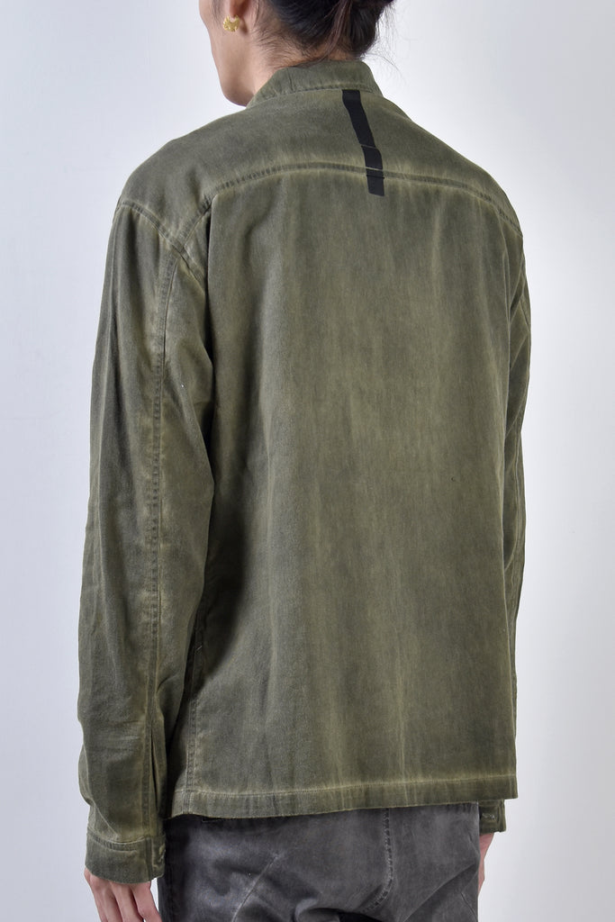 2002-SH07A Cotton Twill Field Shirt Khaki