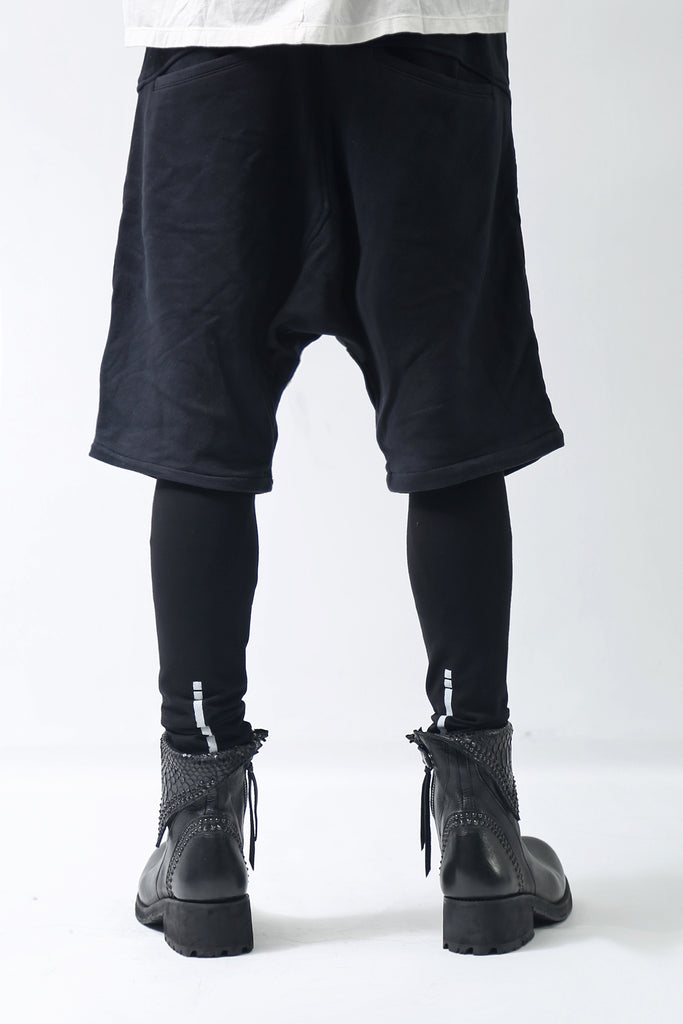 1902-PT11C Double Pocket Shorts 02 Black