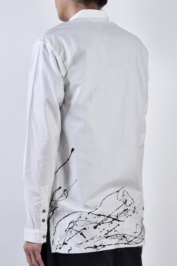2002-SH08 Splash Cotton Shirt White