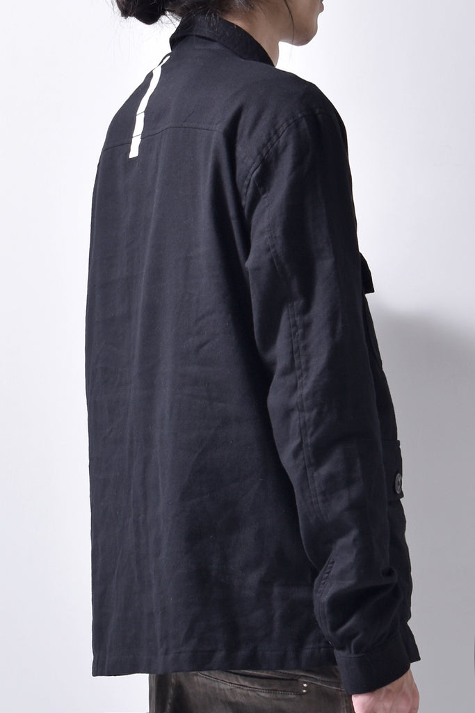 2102-SH01A Flannel Field Shirt Black