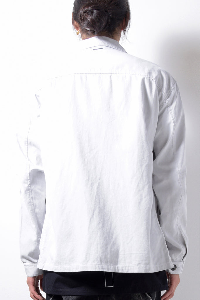 2201-SH03A Cotton Twill Field Shirt Dirty White