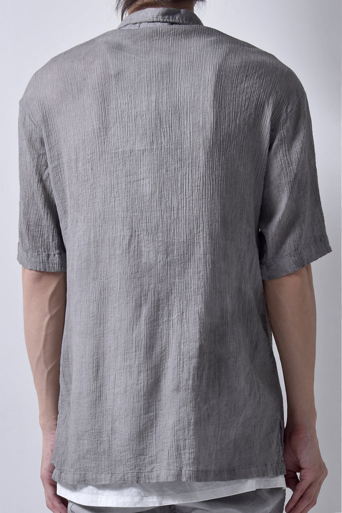 2101-SH04A Crepe Cotton Slim Shirt P.Charcoal