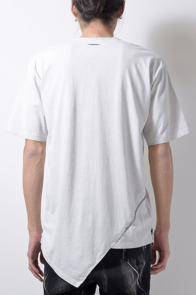 2201-CT01A/SS Hand Stitched Slashed Cut 03 / SS Dirty White