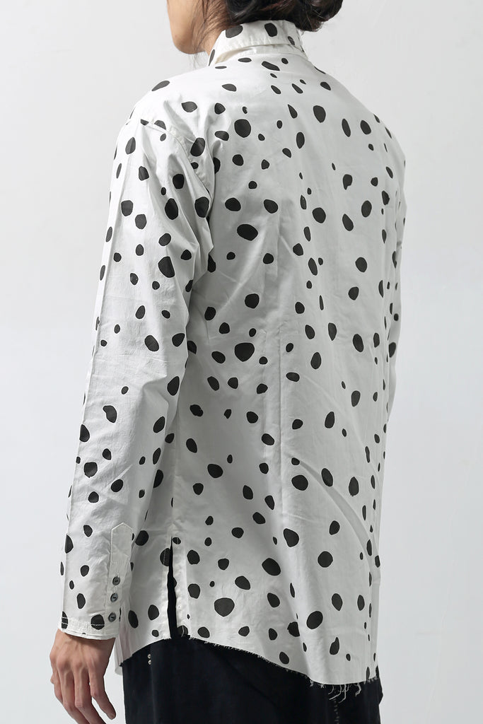 1902-SH02 Polka Dot Shirt White