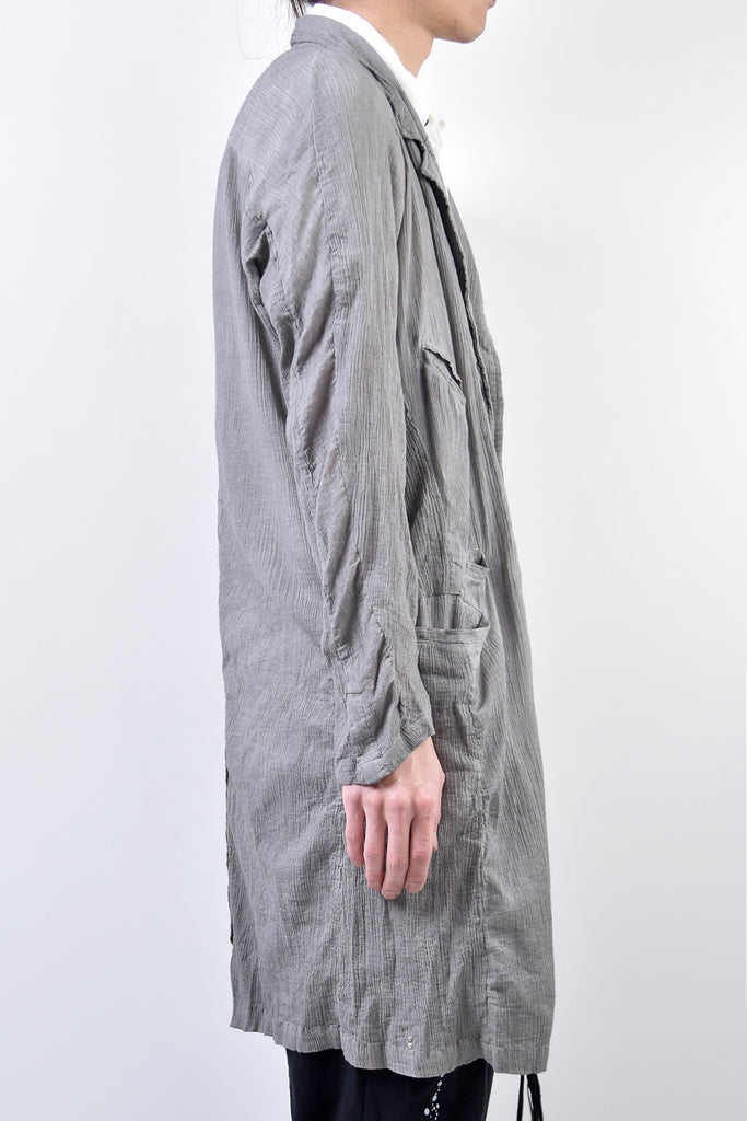 2101-JK06A Crepe Cotton Coat 04 P.Charcoal
