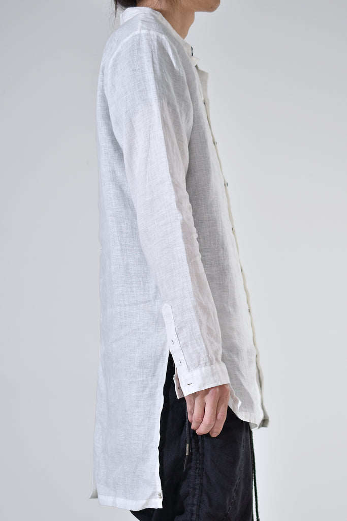 2001-SH06/LS Stand Collar Long Shirt / LS White